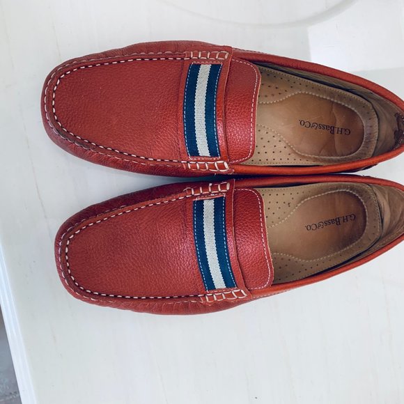 G H Bass & Co Pull on Sporty Leather Updated Loafer Style Men’s - Picture 2 of 9